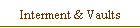 Interment & Vaults